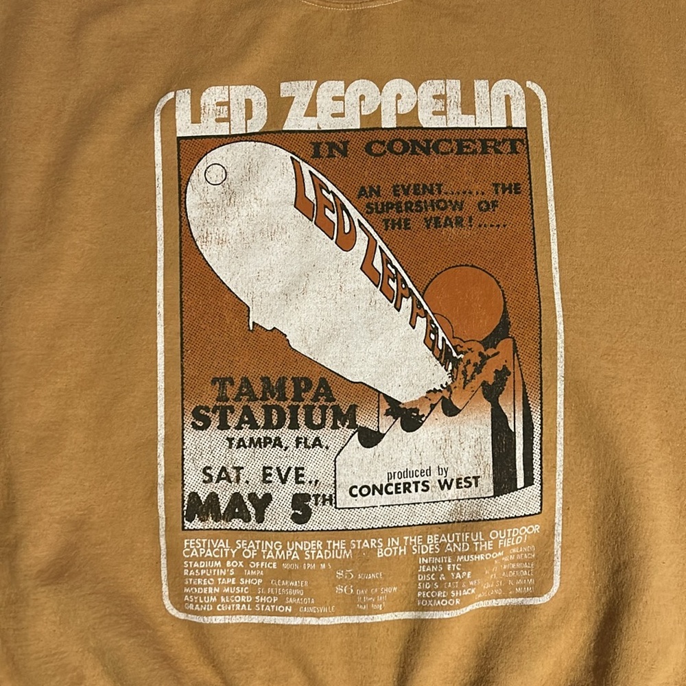 ⚡️UO•Led Zeppelin•Oversized Crewneck Sweatshirt⚡️ - Picture 3 of 5